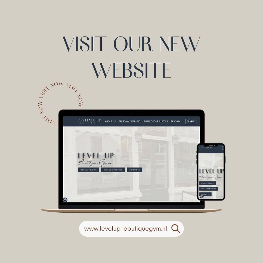 VISIT OUR NEW WEBSITE 😍
Nieuwe gym, nieuwe look, nieuw logo… daar hoort een nieuwe website bij! 💻
Ontzettend blij met het resultaat, thanks @rem_webdesign 🤩
Check it out via de link in bio! ☝🏼
.
.
.
#levelup #boutiquegym #personaltraining #smallgrouptraining #training #workout #website #new #newlook #visitnow